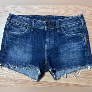 Silver Jeans Toni Shorts Western Glove Works Womens Size 26